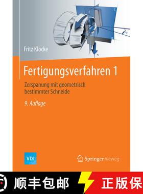 【3-4周达】Fertigungsverfahren 1: Zerspanung mit geometrisch bestimmter Schneide (9. Aufl. 2018) (9. ... [9783662542064]
