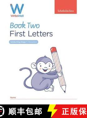 【3-4周达】WriteWell 2: First Letters, Early Years Foundation Stage, Ages 4-5 [9780721716343]