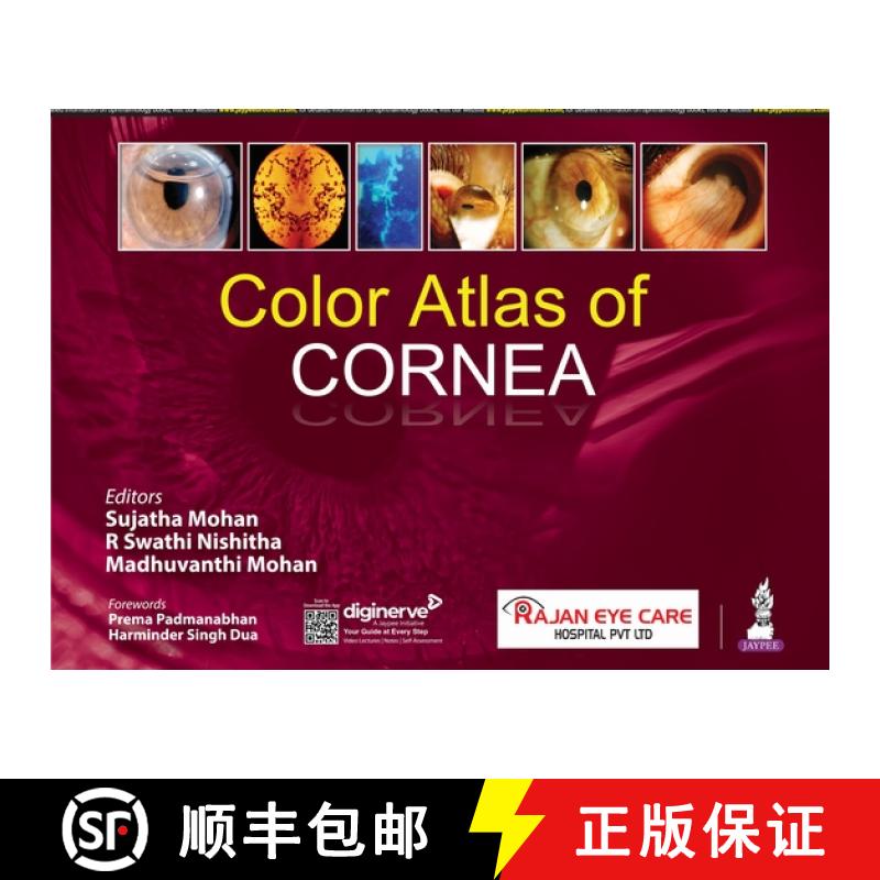 【3-4周达】Color Atlas of Cornea [9789356968981]