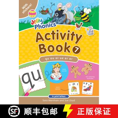 【3-4周达】Jolly Phonics Activity Book 7: In Print Letters (American English Edition) [9781844142750]