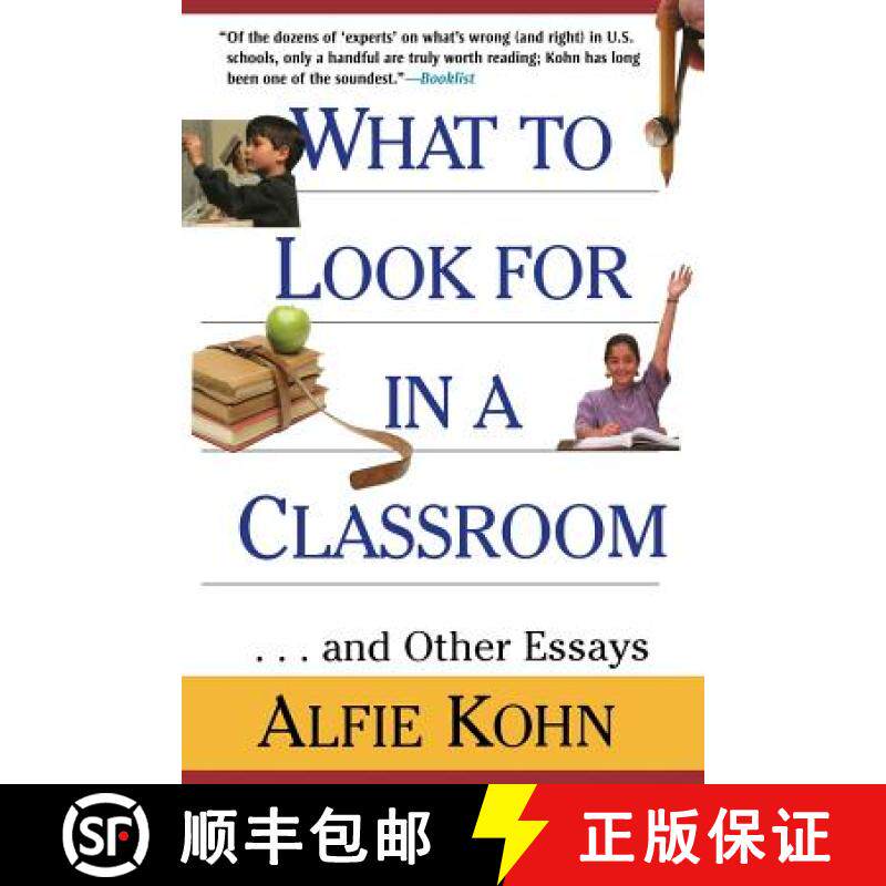 【3-4周达】What To Look For In A Classroom: And Other Essays (Paper Edition) [Wiley教育学] [9780787952839]