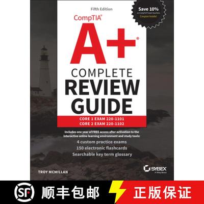【3-4周达】CompTIA A+ Complete Review Guide: Core 1 Exam 220- 1101 and Core 2 Exam 220-1102, 5th Edit... [9781119861072]