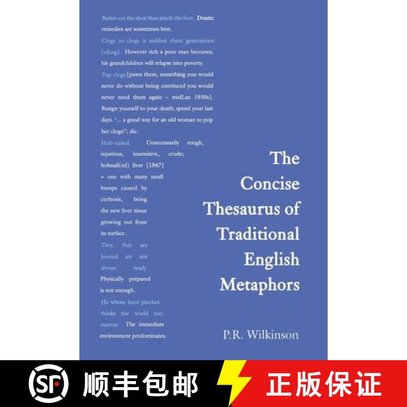 【3-4周达】Concise Thesaurus of Traditional English Metaphors [9781138429253]