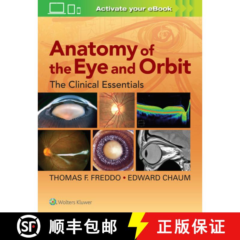 【2-3周达】Anatomy of the Eye and Orbit: The Clinical Essentials (None) [9781469873282]