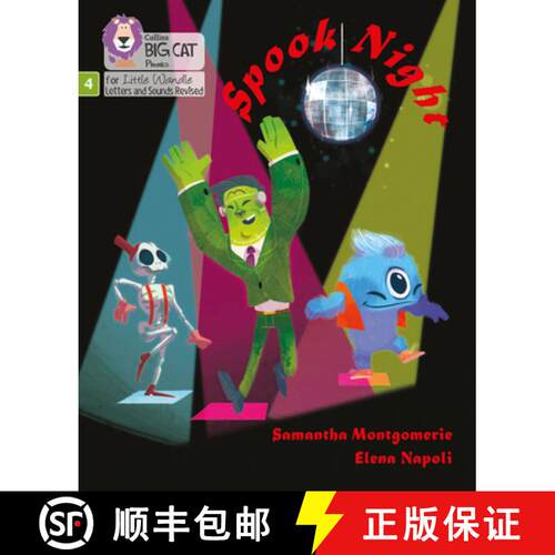 【3-4周达】Big Cat Phonics for Little Wandle Letters and Sounds Revised - Spook Night: Phase 4 [9780008504588]