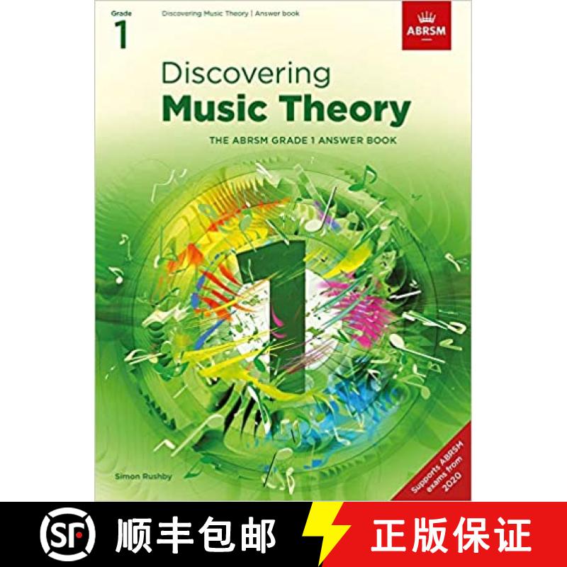 【2-3周达】Discovering Music Theory, The ABRSM Grade 1 Answer Book: Answers (Theory workbooks (ABRSM)) [9781786013507]