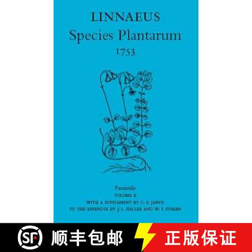 【3-4周达】精装 Linnaeus' Species Plantarum 1753, the Ray Society's Facsimile, volume 2: - Linnaeus' ... [9780903874489]