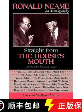 【3-4周达】Straight from the Horse's Mouth: Ronald Neame, an Autobiography (Revised) [9780810848993]