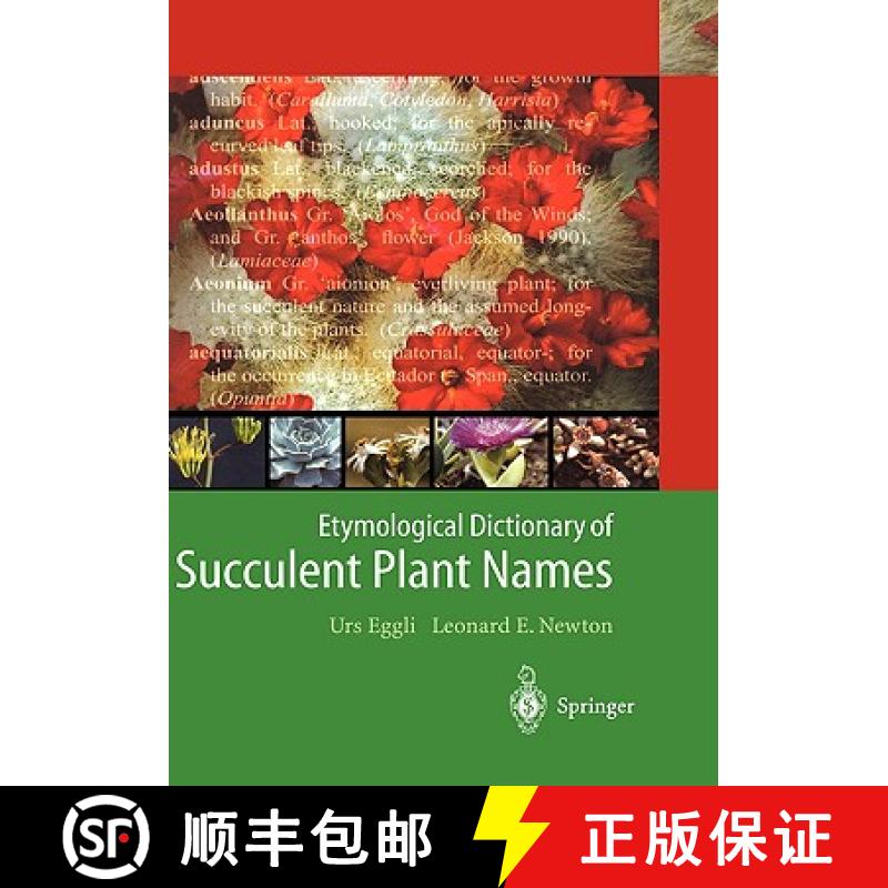 【3-4周达】Etymological Dictionary of Succulent Plant Names [9783540004899]