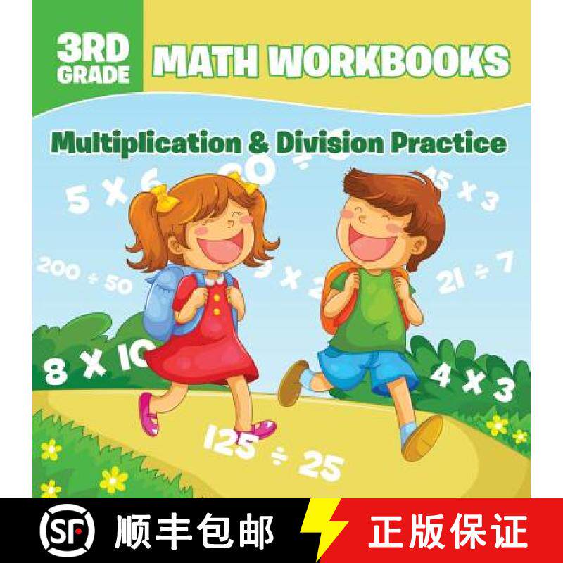 【3-4周达】3rd Grade Math Workbooks: Multiplication & Division Practice [9781682600962]