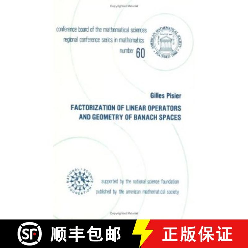 【3-4周达】Pisier:Factor Linear Oper Cbms 60 P Expanded Lectures: Regional Conference - Pisier:Factor... [9780821807101]