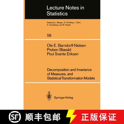 【3-4周达】Decomposition and Invariance of Measures, and Statistical Transformation Models [9780387971315]