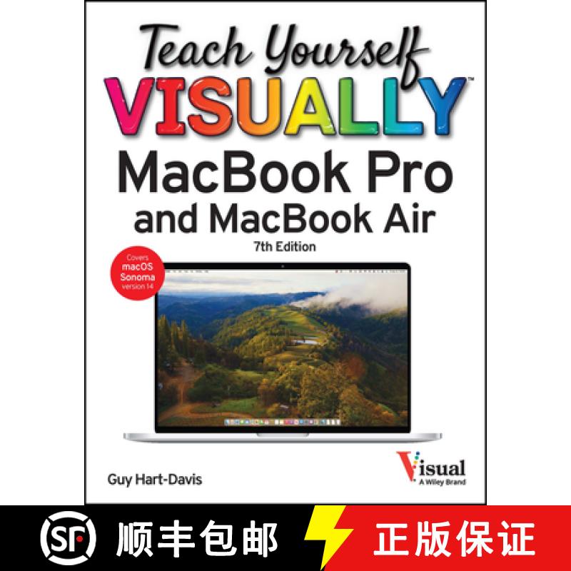 【3-4周达】Teach Yourself Visually Macbook Pro and Macbook Air [9781394251322]