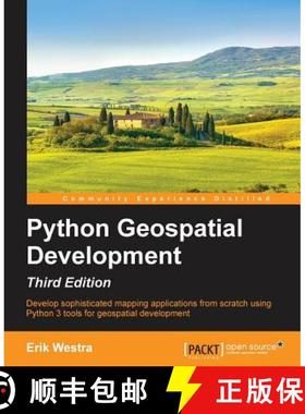 预订 Python Geospatial Development - Third Edition [9781785288937]