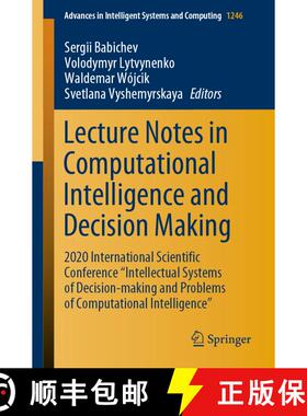 【3-4周达】Lecture Notes in Computational Intelligence and Decision Making: 2020 International Scient... [9783030542146]