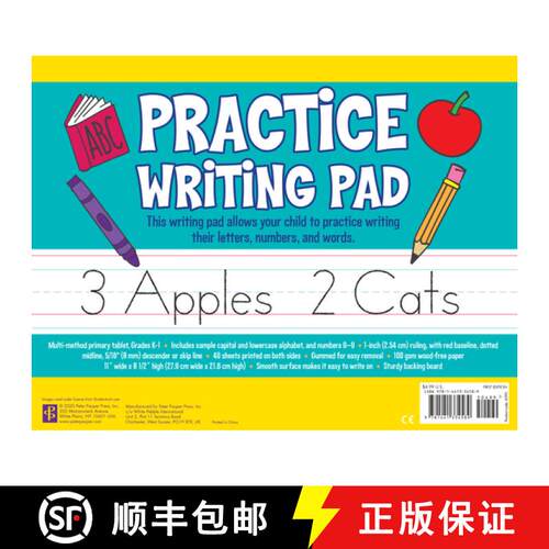 【3-4周达】Practice Writing Pad (80 Sheets) [9781441334589]