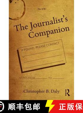 【3-4周达】THE JOURNALIST'S COMPANION (DALY) [9781138558144]