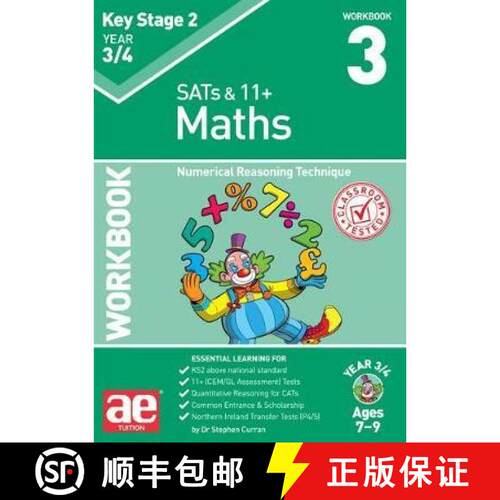 【3-4周达】KS2 Maths Year 3/4 Workbook 3: Numerical Reasoning Technique [9781911553236]