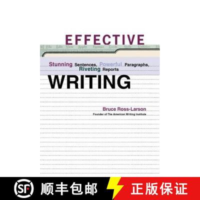 【3-4周达】Effective Writing: Stunning Sentences, Powerful Paragraphs, and Riveting Reports [9780393046397]