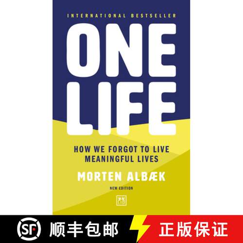 【3-4周达】精装 One Life: How we forgot to live meaningful lives [9781911687047]