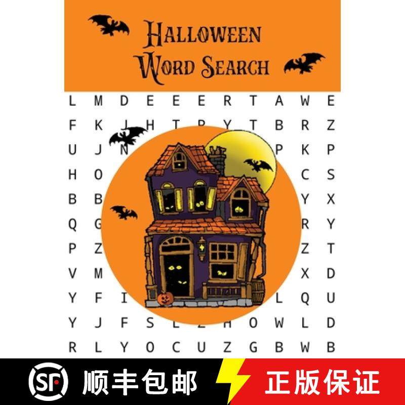 【2-3周达】Halloween Word Search: Puzzles Activity Book, Fun For Kids & Adults, Puzzle Activities Gif... [9781649441744]