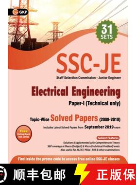 【3-4周达】SSC 2020 : Junior Engineer Paper I - Electrical Engineering - Topic-Wise Solved Papers 200... [9789389718157]