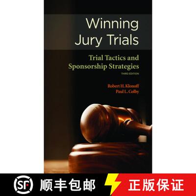 【3-4周达】Winning Jury Trials: Trial Tactics and Sponsorship Strategies [9781601560285]