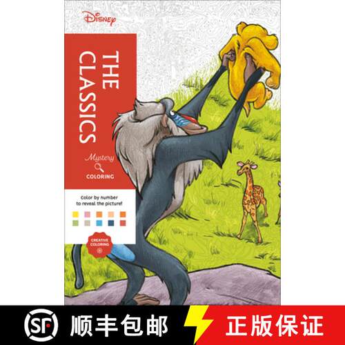【3-4周达】Disney Mystery Coloring: The Classics: A Color by Number Book [9798217298105]