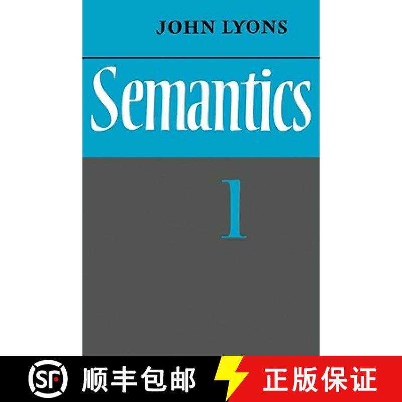 【3-4周达】Semantics: Volume 1 [9780521291651]