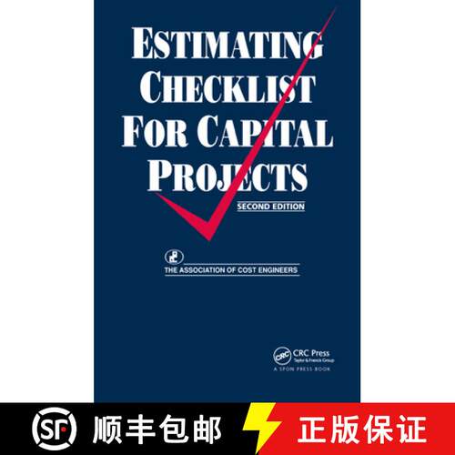 【3-4周达】精装 Estimating Checklist for Capital Projects [9780419155607]