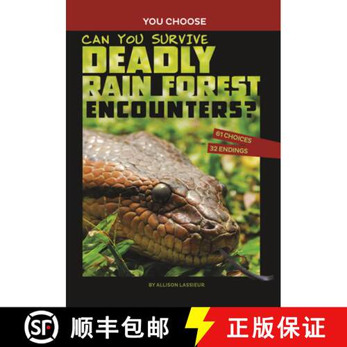 预订 Can You Survive Deadly Rain Forest Encounters?: An Interactive Wilderness Adventure [9781666337891]