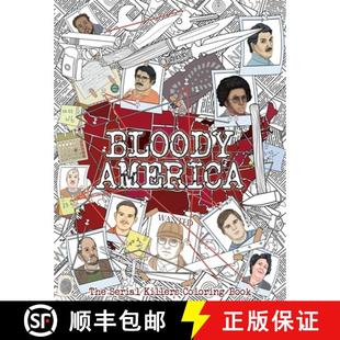 Coloring Murderers. Book. Full America Serial 9789526929279 Adults Only. Bloody The Killers Famous For 3周达