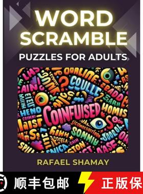 预订 Word Scramble Puzzle Book for Adults: Relaxing Big Font, Anti-Eye Strain, Puzzle Book for Adults... [9798330297399]