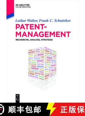 【3-4周达】Patentmanagement：Recherche, Analyse, Strategie [9783110443448]