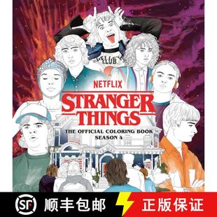 【3-4周达】Stranger Things: The Official Coloring Book, Season 4: Random House Worlds [9780593581827]