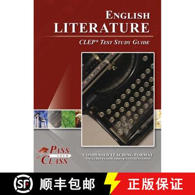 【3-4周达】English Literature CLEP Test Study Guide [9781614339717]