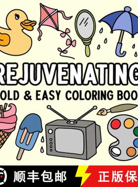 【3-4周达】Rejuvenating Bold and Easy Coloring Book [9798330315918]