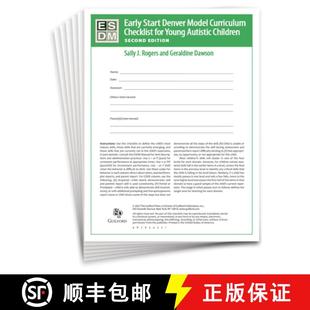 【3-4周达】Early Start Denver Model Curriculum Checklist for Infants and Young Autistic Children, Sec... [9781462559206]