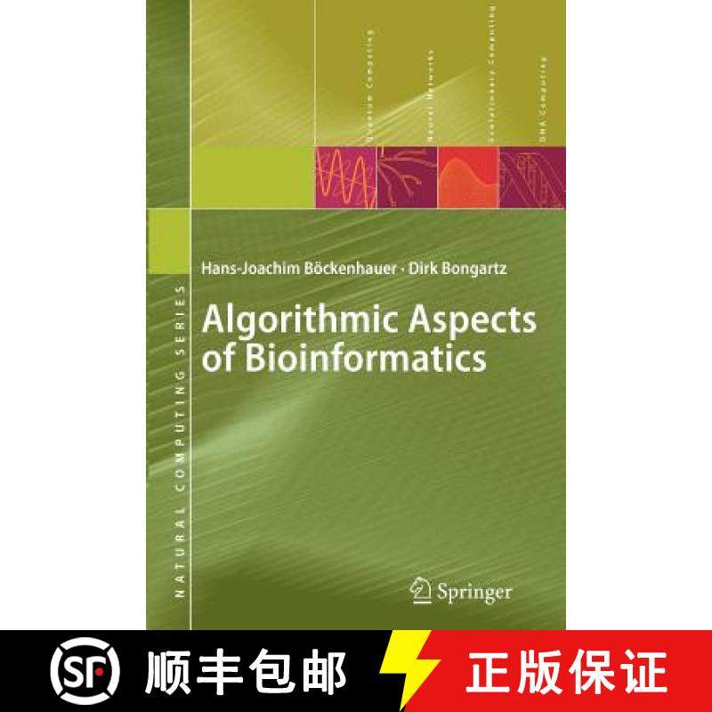 【3-4周达】Algorithmic Aspects of Bioinformatics [9783642091001]