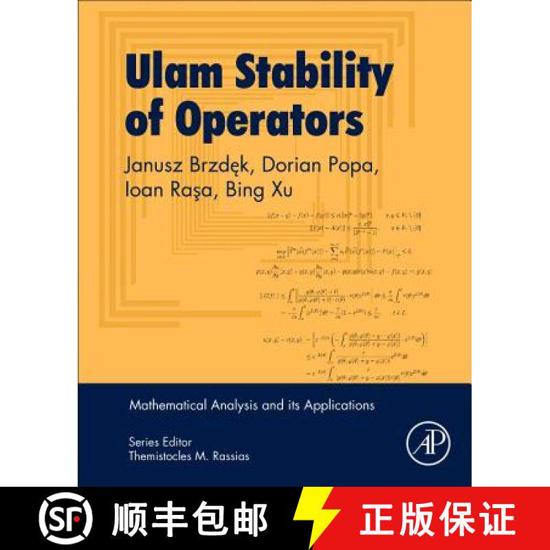 【3-4周达】Ulam Stability of Operators [9780128098295]