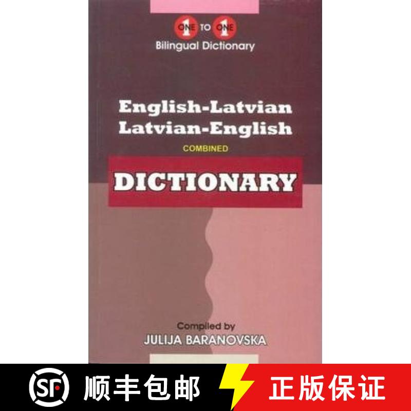 【3-4周达】English-Latvian & Latvian-English One-to-One Dictionary: (Exam-Suitable) [9781908357489]