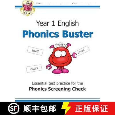 【3-4周达】New KS1 English Phonics Buster - for the Phonics Screening Check in Year 1 [9781789080216]