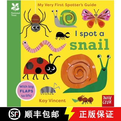 【3-4周达】National Trust: My Very First Spotter's Guide: I Spot a Snail [9781839949517]