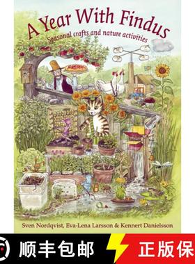 【3-4周达】A Year with Findus: Seasonal Crafts and Nature Activities [9781912480890]