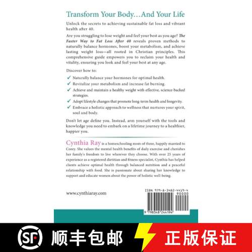 【3-4周达】The Faster Way to Fat Loss After 40 [9798348244194]