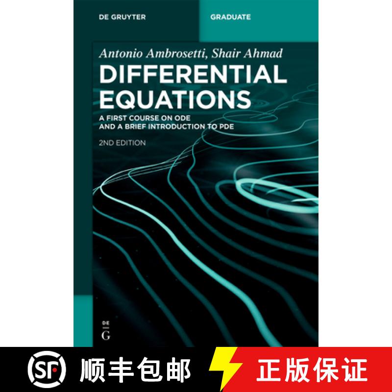 【3-4周达】Differential Equations: A First Course on Ode and a Brief Introduction to Pde [9783111185248]