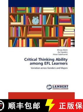 预订 Critical Thinking Ability among EFL Learners [9783846524091]