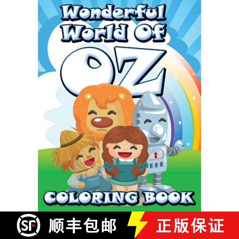 【3-4周达】Wonderful World of Oz Coloring Book [9781633833845]
