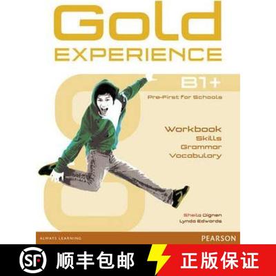 【3-4周达】Gold Experience B1+ Language and Skills Workbook [9781292159485]