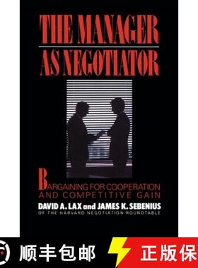 【3-4周达】Manager as Negotiator [9781451636499]